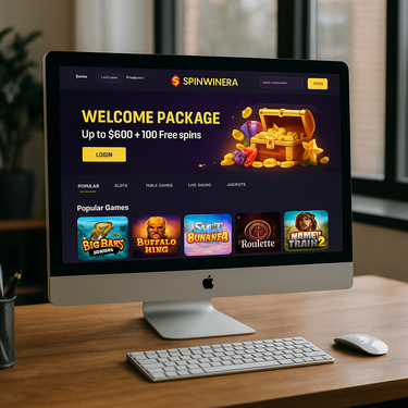 Spinwinera Casino - Desktop Platform Interface - Clean Layout and Navigation