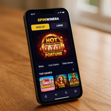 Spinwinera Casino - Mobile Platform - iOS and Android Responsive Gaming